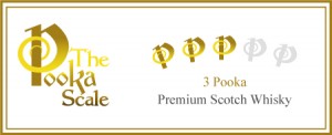 Three Pooka Scotch Whisky