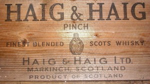 Haig and Haig Whisky Crate